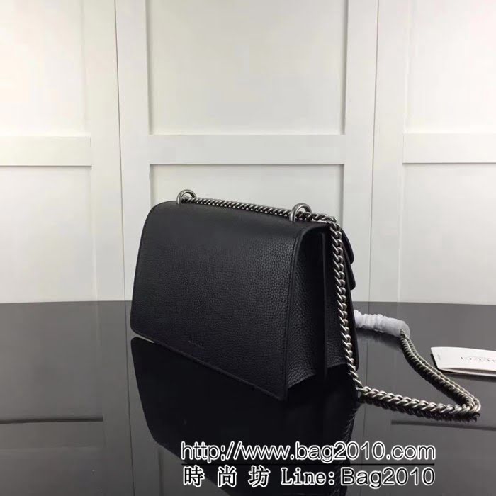 GUCCI古馳原單 新款 專櫃品質 原單貨 實物實拍 400249 克色全皮 對正品雙色皮 鏈條單肩斜挎包 HY1015